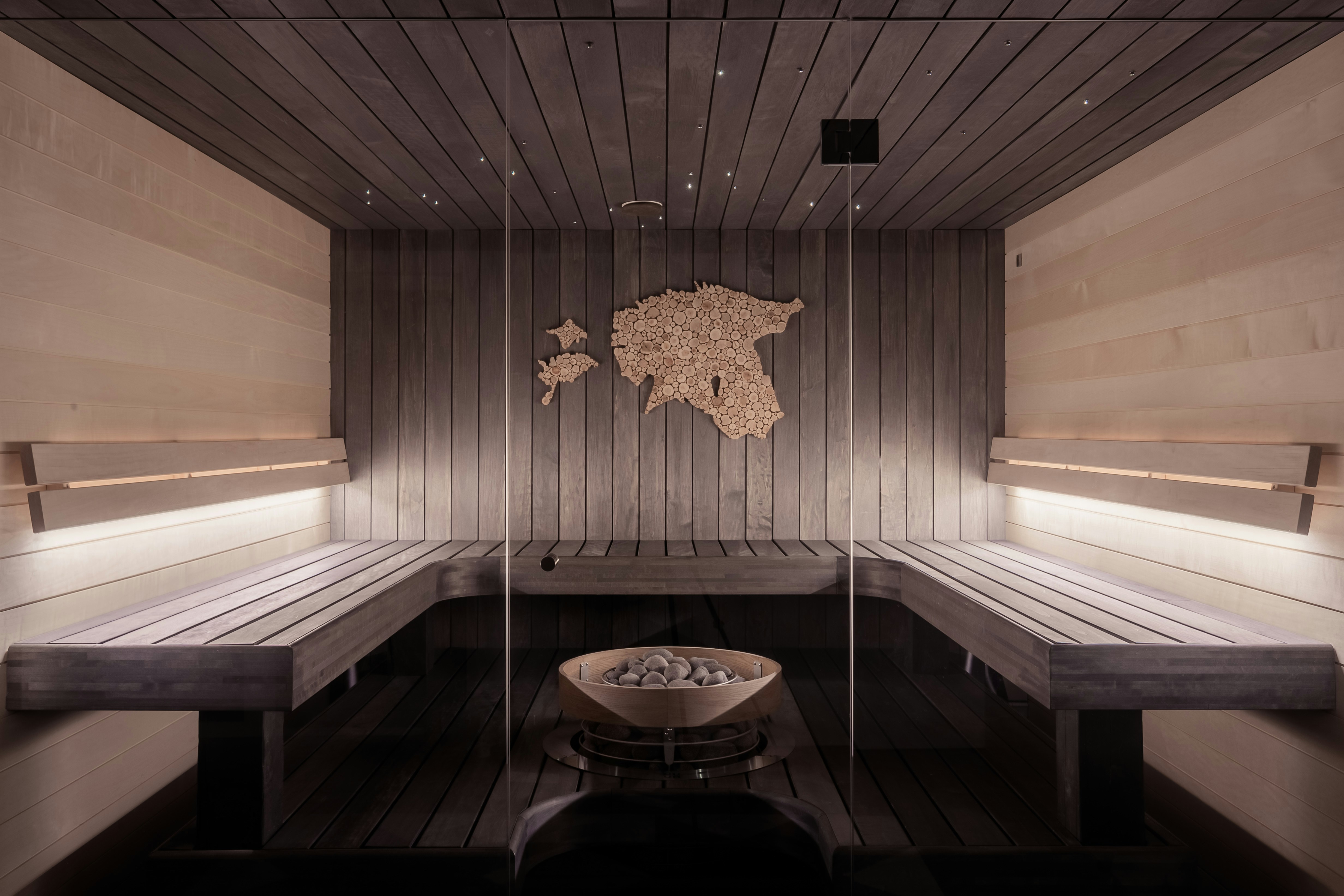 Serene spa interior